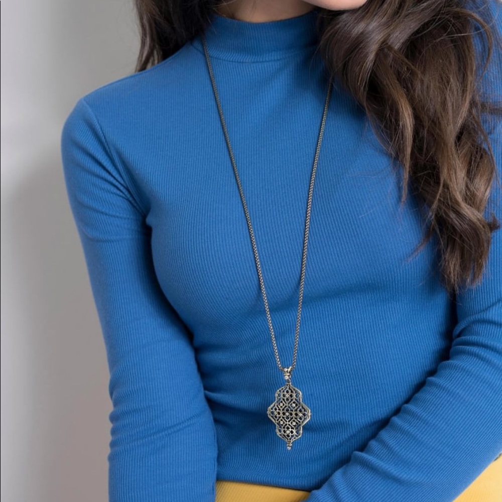 Kendra Scott Kathy Necklace - Antique Silver